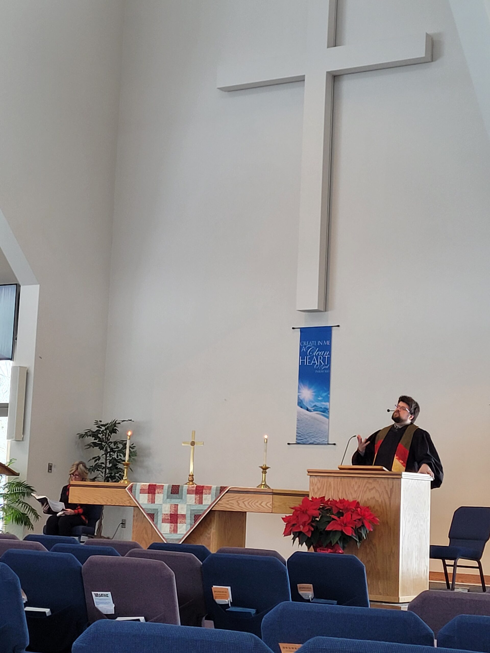 Sunday Service at Presbyterian Church of West Salem, Wi